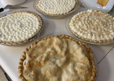 Fresh baked pies